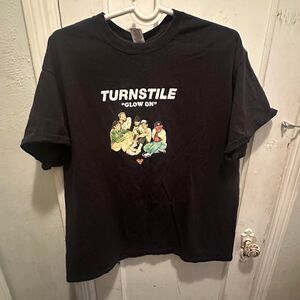 Turnstile “glow on” band tee